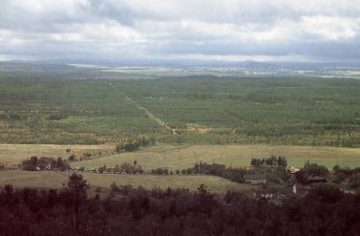 Alter Kilometerstein am Grenz&uuml;bergang